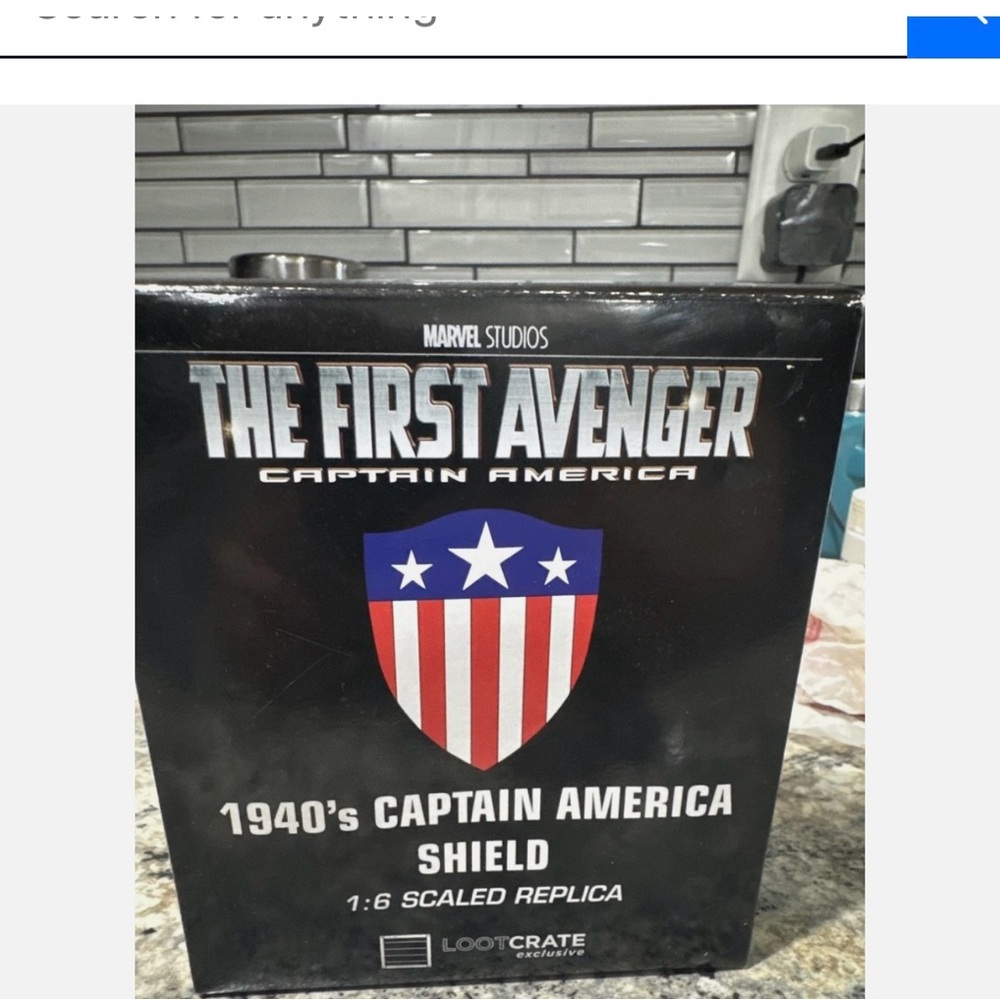 Marvel The First Avenger Shield Replica - Red, White, Blue
